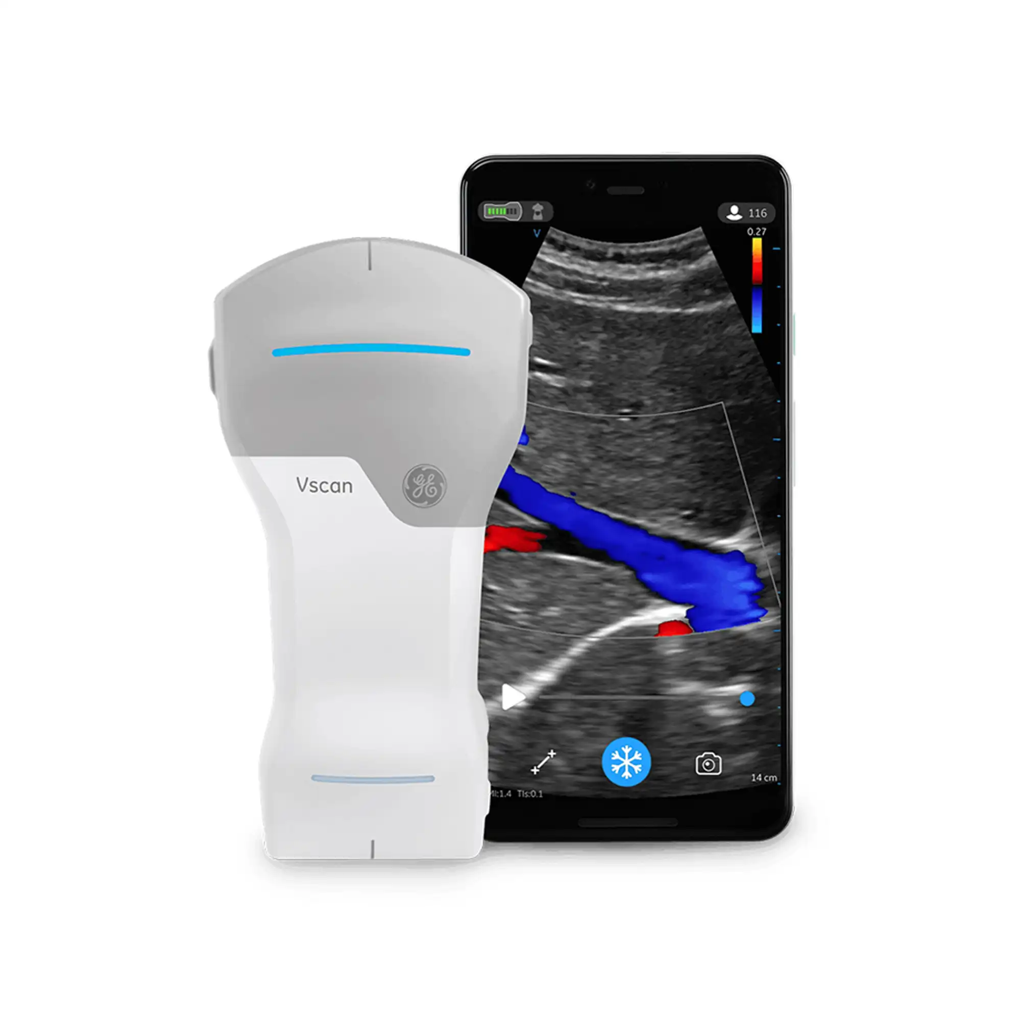 Ecógrafo Ultra Portátil Vscan Air™ CL